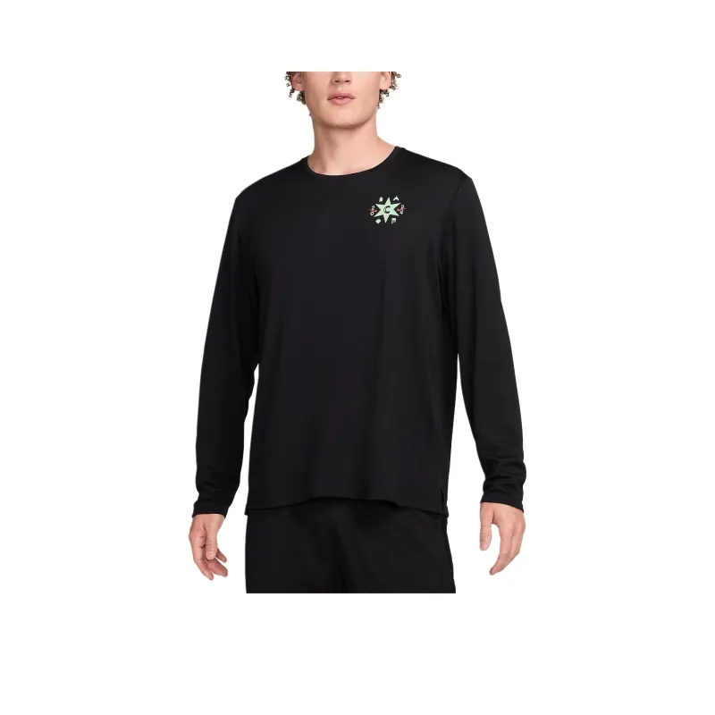 Nike Miler Men's Dri-FIT Uv Long-Sleeve Running Top-0