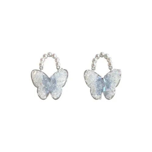 Universe Search S925 Silver Stud Earrings Women's