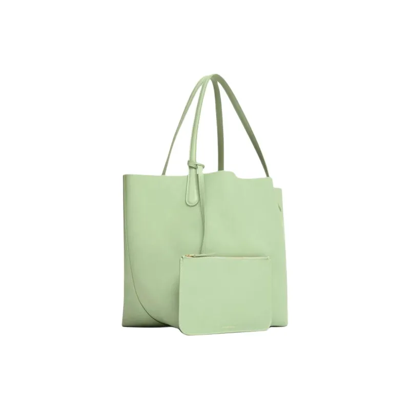 MANSUR GAVRIEL Calfskin Tote Bag Shopping Bag Shoulder Bag Handbag Women's Green-1