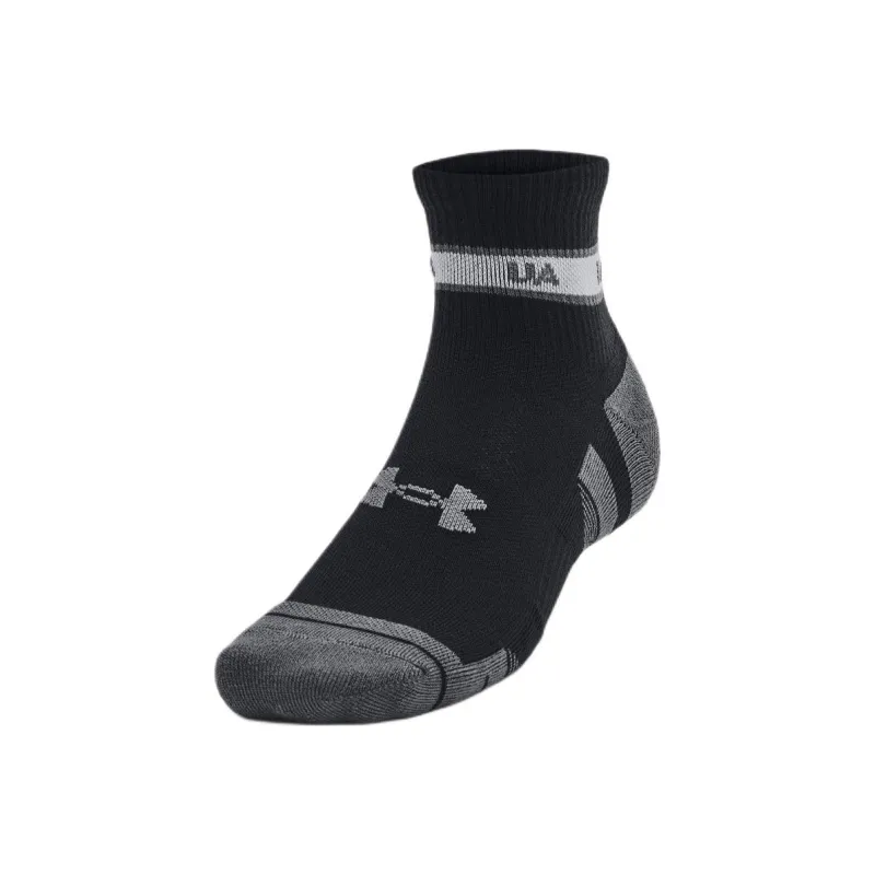Under Armour Performance Tech Mid Calf Socks Unisex 3 Pack Black-2