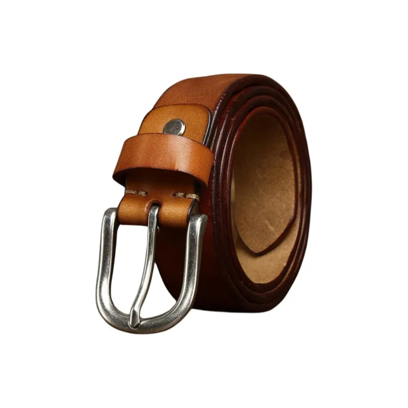 JEANSWEST Cow Leather Belts Men's 3.7CM-4