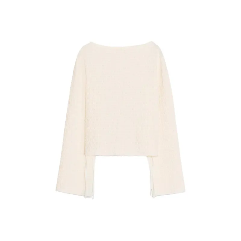 ZARA T Shirt Women's Frosted White-1
