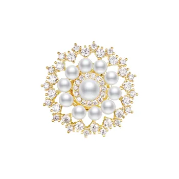 JAY Faux Pearl Brooches Women's
