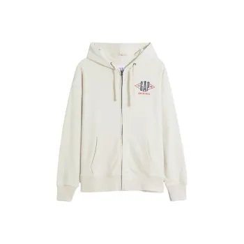 GAP Sweatshirt Unisex Gray White