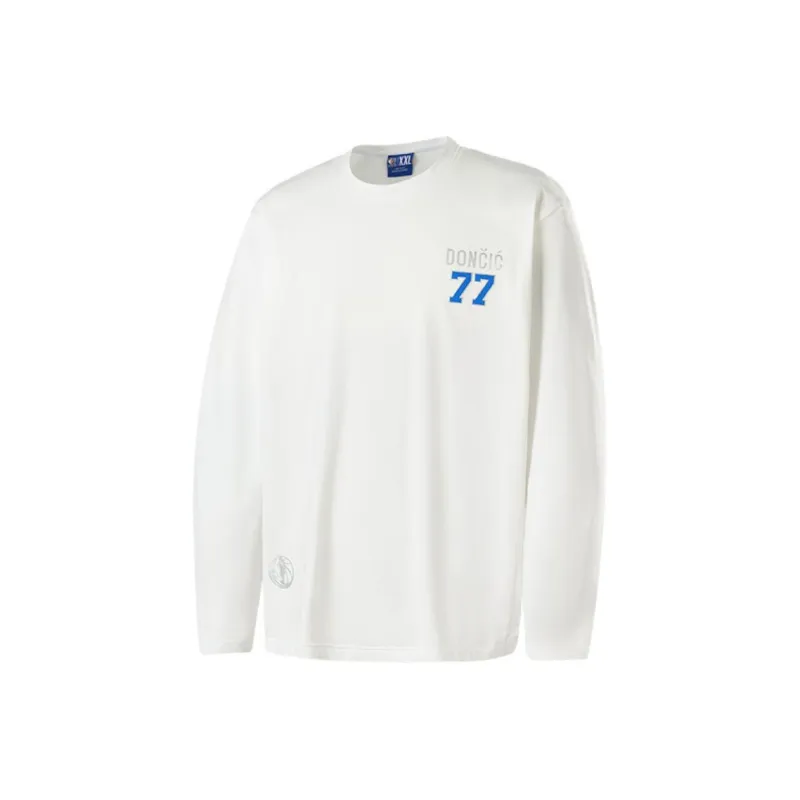NBA Player Number Series T Shirts Unisex Mavericks/Doncic/White-0