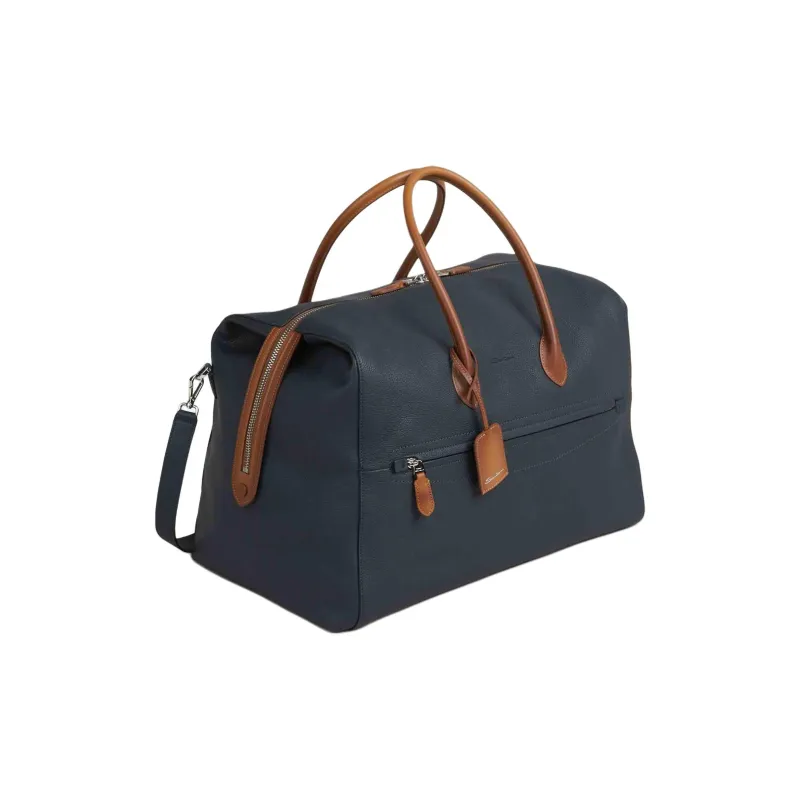 Santoni Leather Travel Bag-1