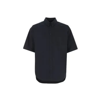 Balenciaga Shirts Men Navy Blue