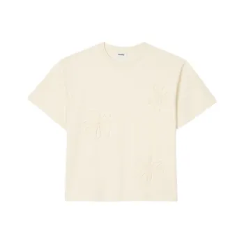 Sandro Floral embroidered Jersey T shirt