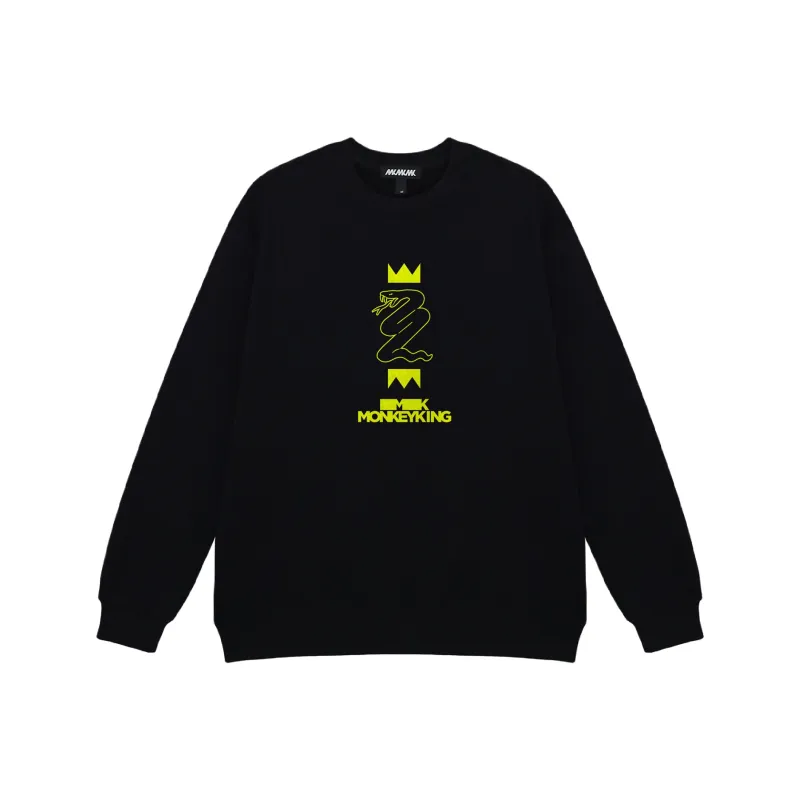 MK MONKEY KING Sweatshirt Unisex Black-0