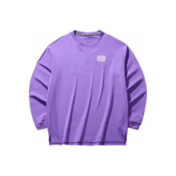Anta Basketball Collection T Shirt Unisex Fluorescent Grape Purple