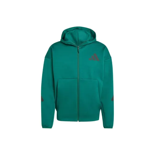 Adidas Free Shipping With AdiClub Z.N.E. Full Zip Hooded Track Jacket
