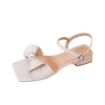 TADSW Strap Sandals 3cm Women's Apricot