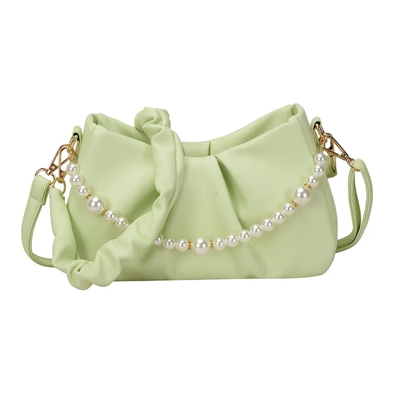 Yalu PU Crossbody Bag Regular Women's White/Ecru/Pink/Green/Black-21