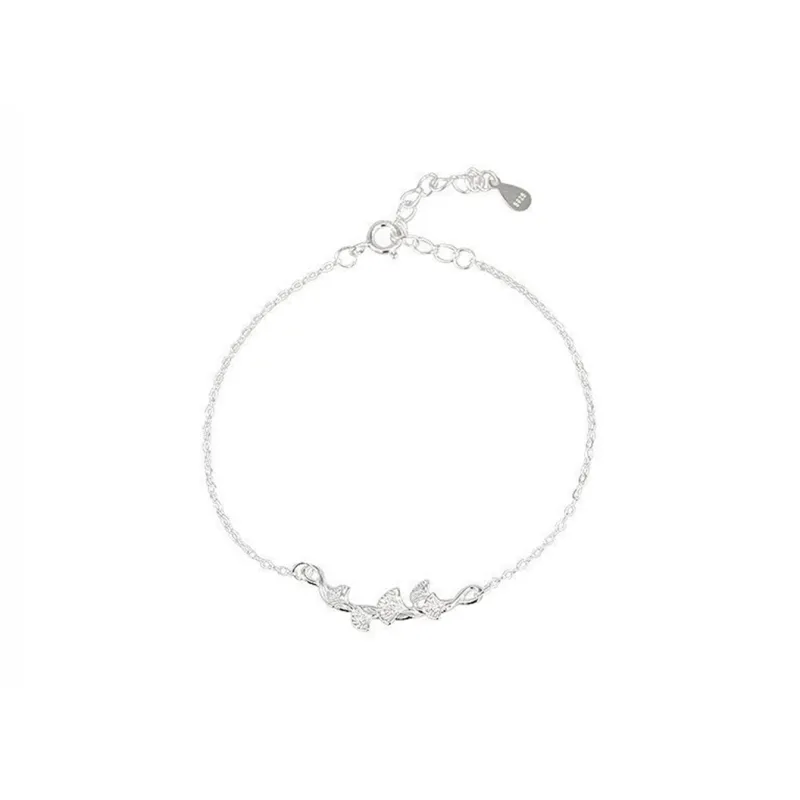 CHINA GOLD 999 Fine Silver Necklaces Women's-5