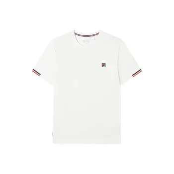 FILA T Shirts Men Cloud White