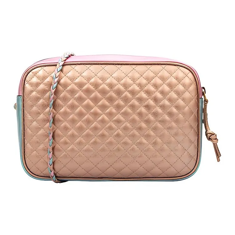GUCCI Cow Leather Camera Bag Shoulder Bag Crossbody Bag Women's Pink/Light Blue/Gold-2