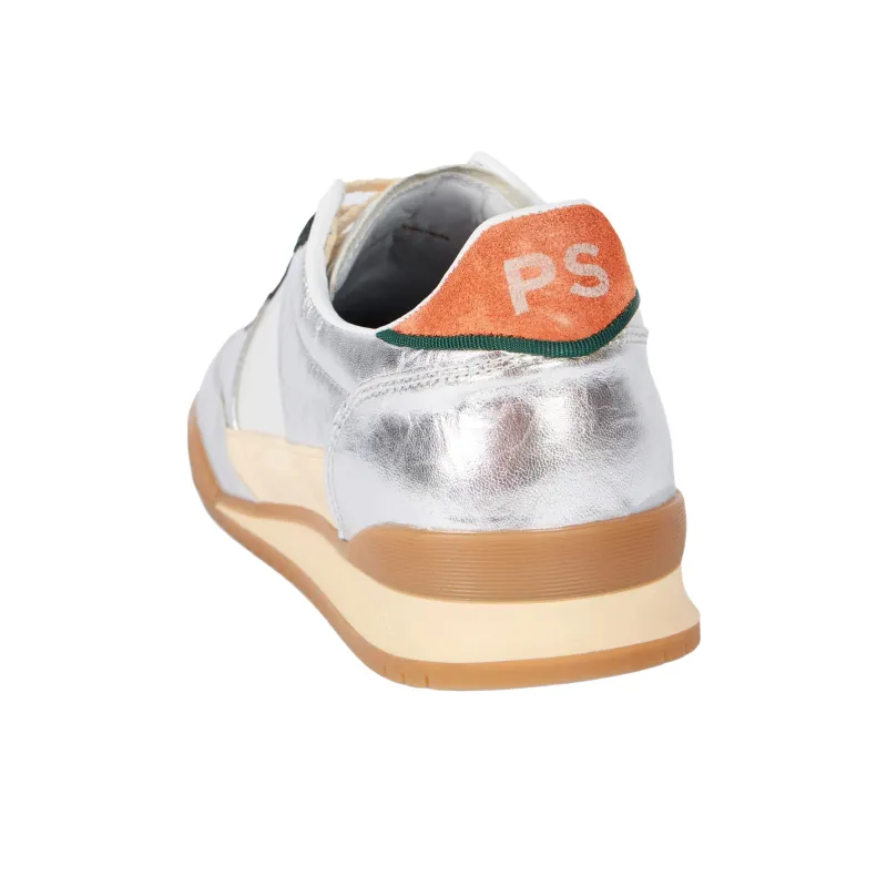 Paul Smith Dover Low Top Skateboard Shoes Women's Silver-3