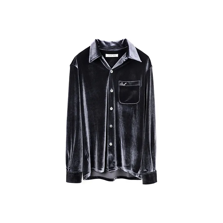 GALLIANO LANDOR Shirt Unisex Silver Gray-0