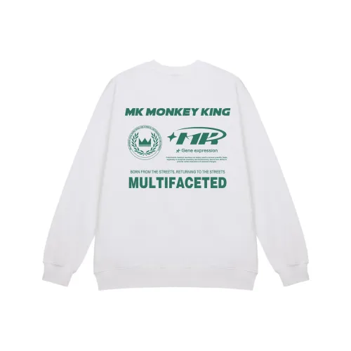 MK MONKEY KING Sweatshirt Unisex White