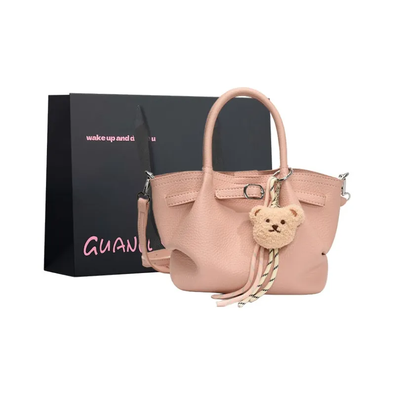 Champion Cub PU Handbag Women's Ecru/Pink/Blue/Yellow/Black-4
