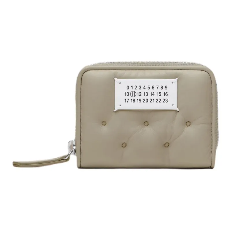 Maison Margiela Glam Slam Sheepskin Wallet Women's New York Plaid-0