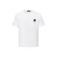 White (Black Print)
