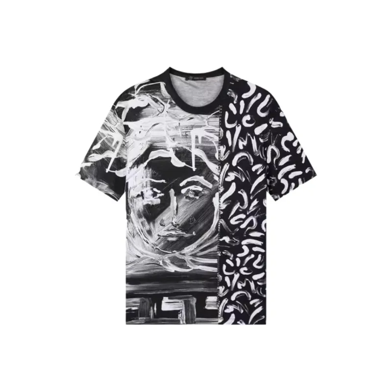 VERSACE T Shirts Men Black-0