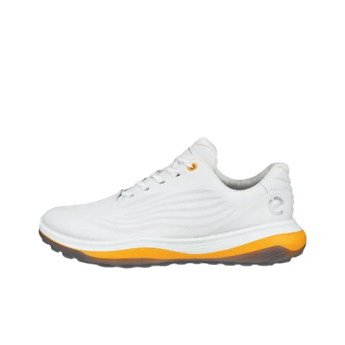 Ecco Golf Lt1 Waterproof Low Top Golf Shoes Men's White