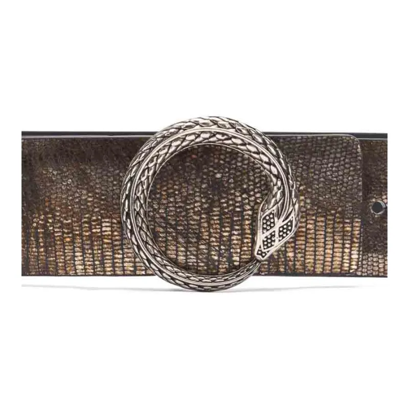 Roberto Cavalli Snake Buckle Belt-2