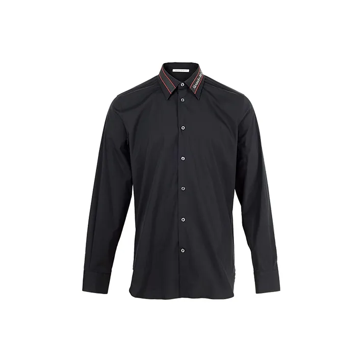 Alexander McQueen Shirts Men Black-0