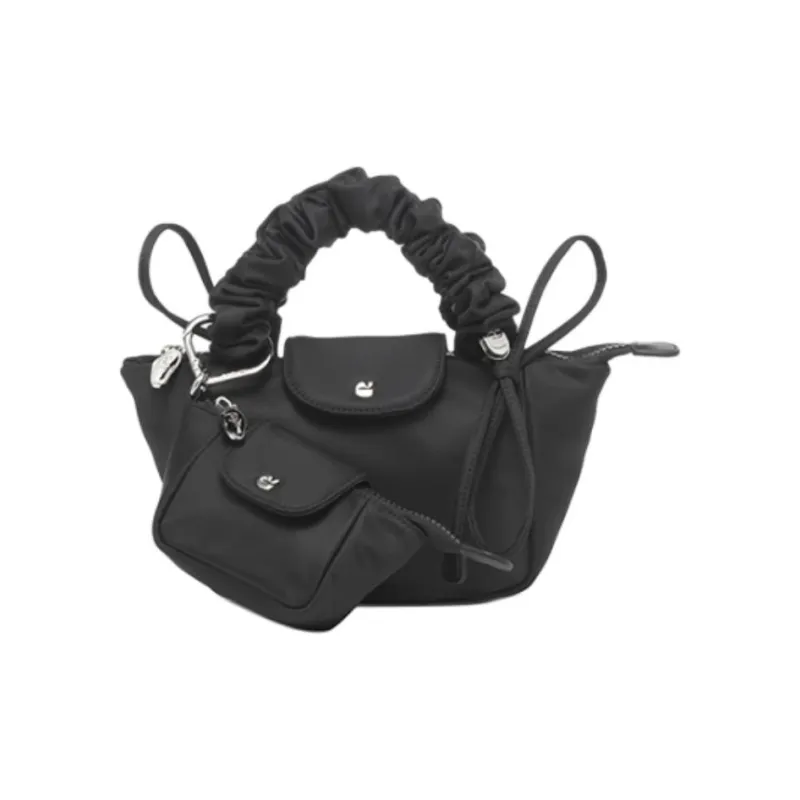 CARLYN Nylon One Shoulder Handbag Mini Women's Black/White/Pink/Blue-1