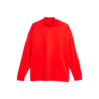 Adidas BASKETBALL FW24 LONG SLEEVE T Shirt Unisex Red