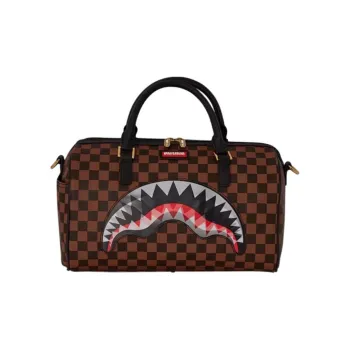 SPRAYGROUND PVC Travel Bag Unisex Brown
