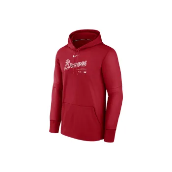 Nike Atlanta Braves Authentic Collection Practice Men's Nike Therma Mlb Pullover Hoodie