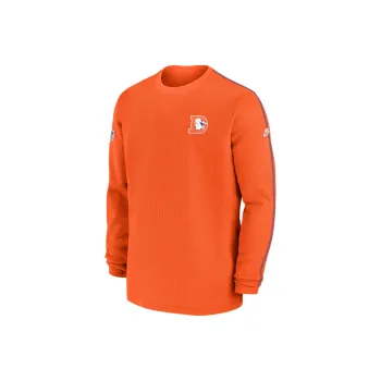 Nike Denver Broncos Logo Coach Men's Nike Nfl Long Sleeve Top