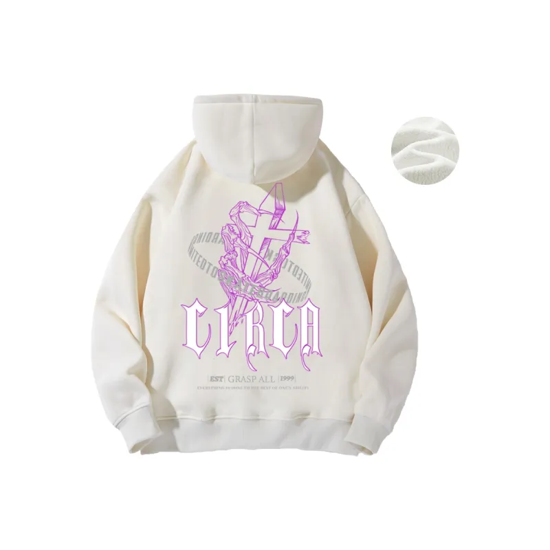 C1RCA American Luxury Streetwear Vintage Cross Letter Logo Print Sweatshirt Unisex-30