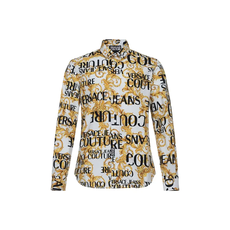VERSACE JEANS COUTURE Shirts Men White-0