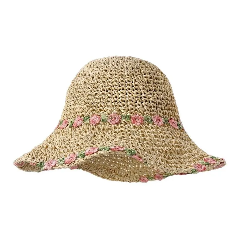 DZP Paper Reed Sun Protection Hats Unisex-5