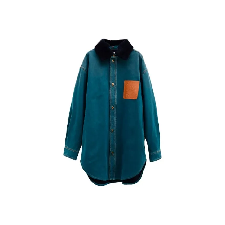LOEWE Shirts Men Petroleum-0