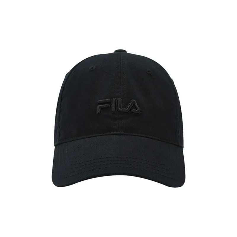 FILA Lifestyle Cotton Baseball Caps Men's Jet Black-0