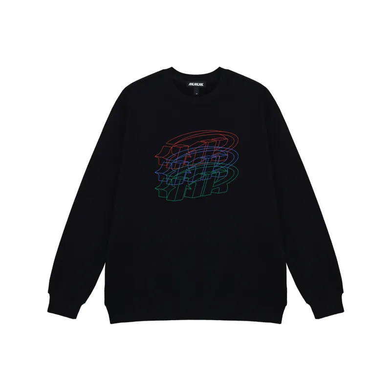 MK MONKEY KING Sweatshirt Unisex Black-0