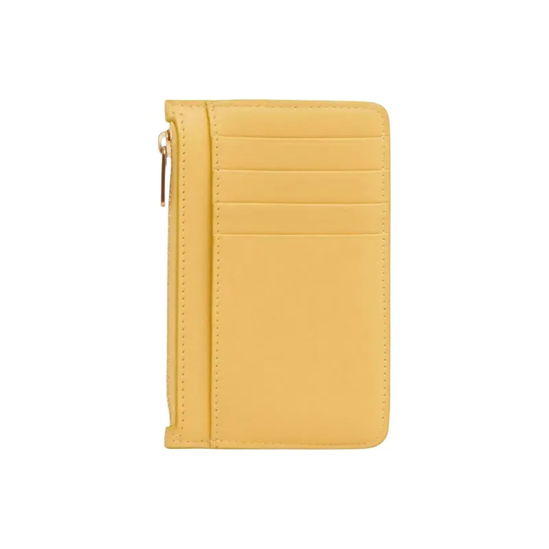 MANSUR GAVRIEL Calfskin Card Holder Women's Lemon Yellow-2