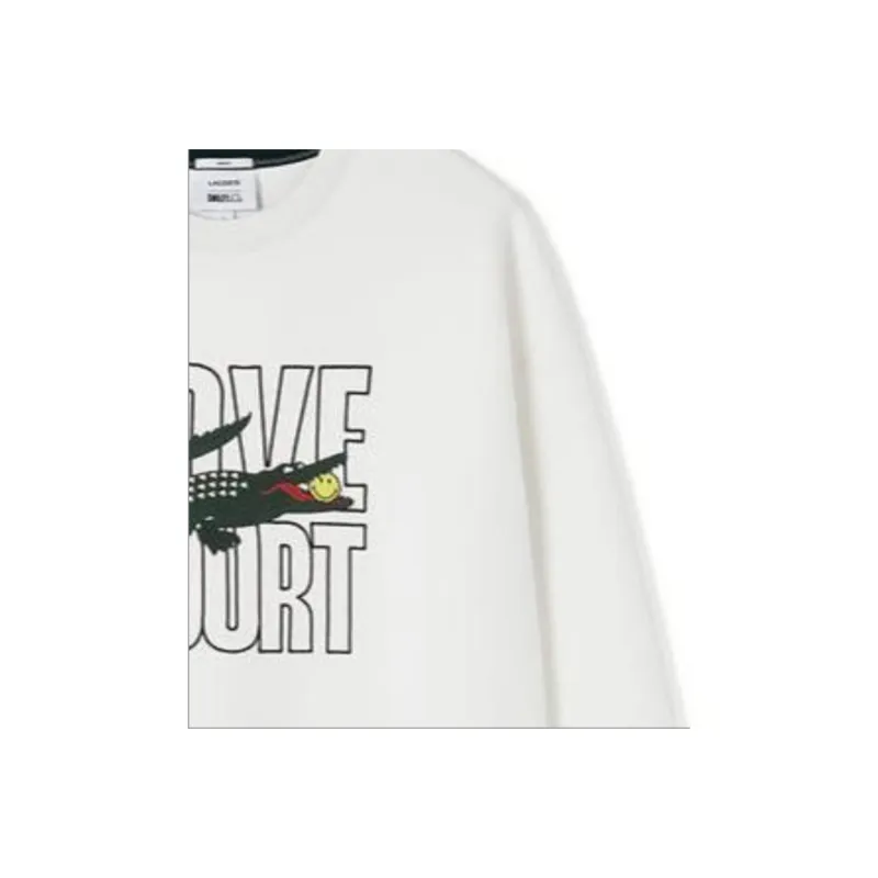 LACOSTE Sweatshirt Women's Ecru-1