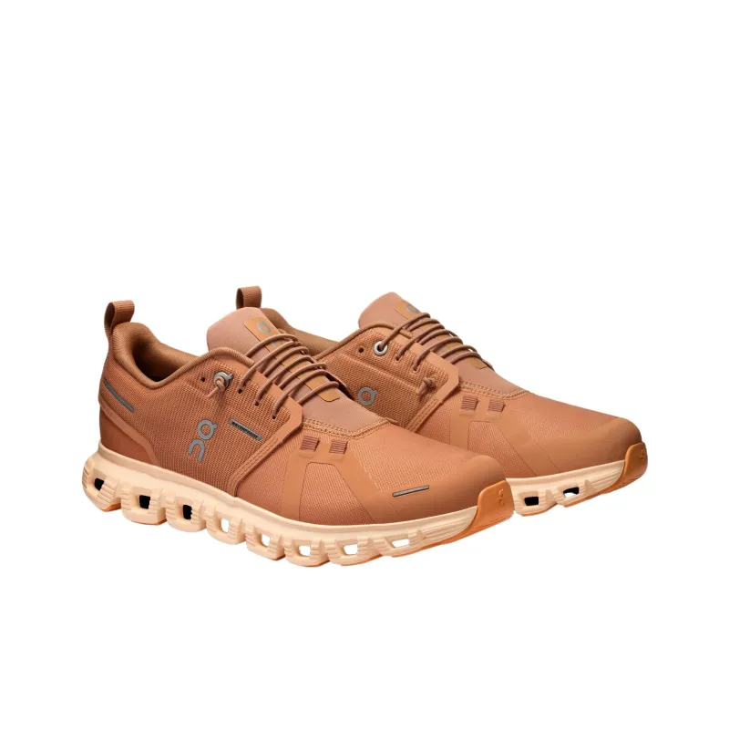 On Running Cloud 6 Waterproof SandstOne BlOnde Women's-2
