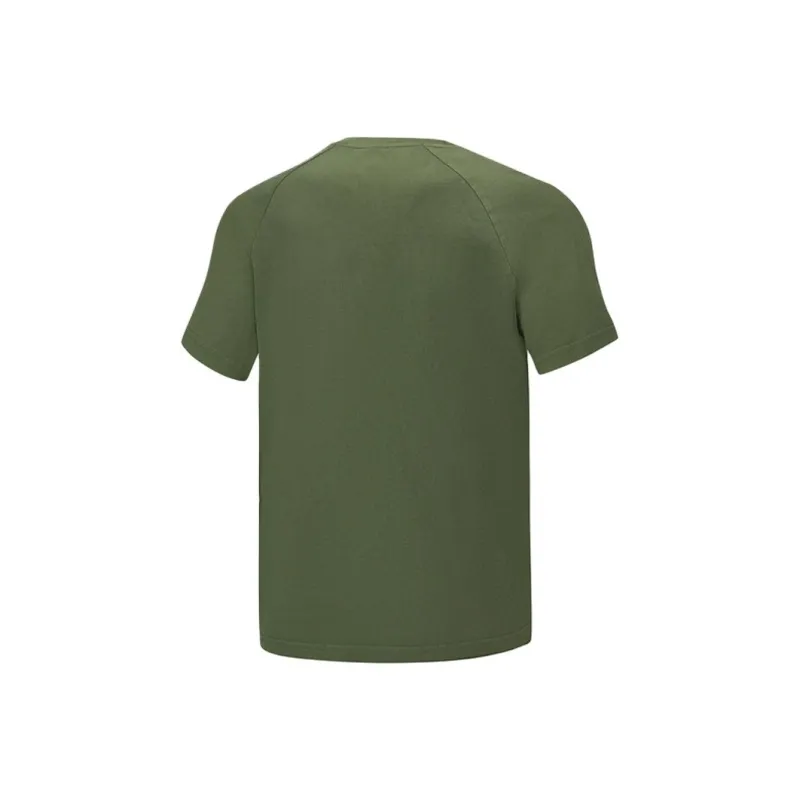 Skechers Mountain And Wild Outdoor Series T Shirt Unisex Washed Green 05RH-1