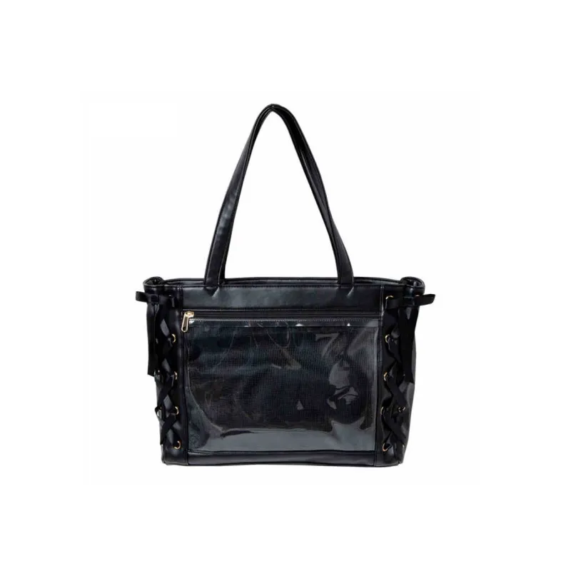 OTA Fabric Shoulder Bag Regular Women's Silver-17
