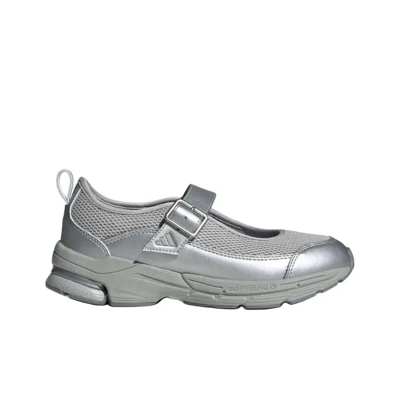 Adidas Anti Slip Wear Resistant Low Top Casual Running Shoes Women's Gray-1