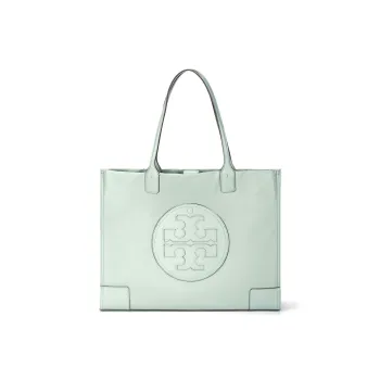 TORY BURCH Ella Nylon Tote Bag, Shopping Bag, Handbag, Shoulder Bag Medium Size Women's Green