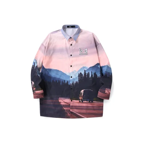 BIRDTALK Shirts Unisex Sunset Color