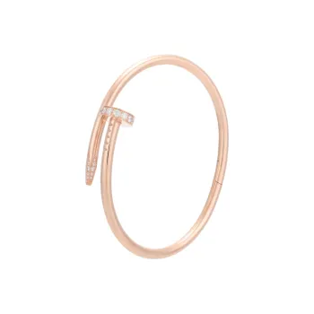 CARTIER Juste Un Clou Series 18k Bangles Unisex Rose Gold